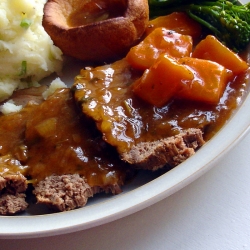 Pot Roast Beef with Onion Gravy