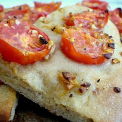 Tomato Garlic Focaccia