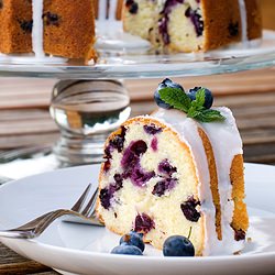 Blueberry Lime Poundcake