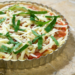 Bacon and Tomato Tart