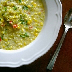 Peruvian Quinoa Corn Chowder