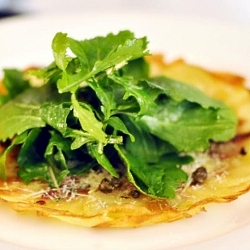 Potato, Caper and Anchovy Pancake