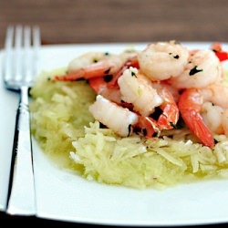 Shrimp with Shredded Zucchini