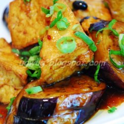 Stuffed Tofu & Eggplant