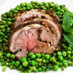 Herb Crusted Saddle Of Lamb