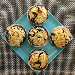 Blueberry-Almond Muffins