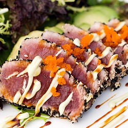 Pan-seared Sesame-crusted Tuna