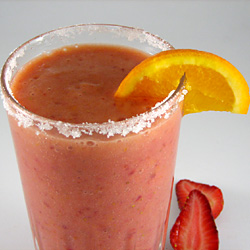 Banana, Strawberry, Orange Smoothie