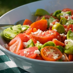 Heirloom Tomatoes with Feta Cheese