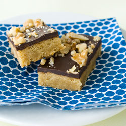 Chocolate Walnut Toffee Bars