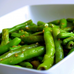 Green Beans with Garlic and Ginger