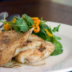 Dover Sole with Arugula Salad