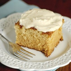 Zucchini Bars w/ Cream Cheese Frosting