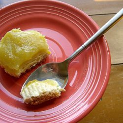 Mini-Ginger Cheesecake & Lemon Curd