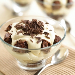 Tropical Brownie Trifle