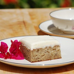 Banana Bars with Cream Cheese Icing