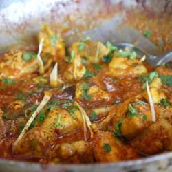 The Karahi Chicken at Ravi Kabob