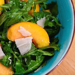 Peach Salad, Honey Vinaigrette