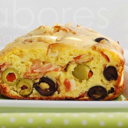 Olives and Bacon Cake