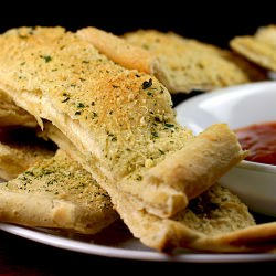 Grilled Garlicky Bread Sticks