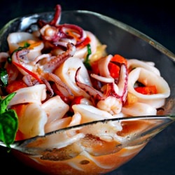 Sautéed Squid Concassé