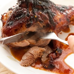 Char Siu-ed Turkey Drumstick