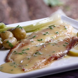 Petrale Sole with Beurre Blanc