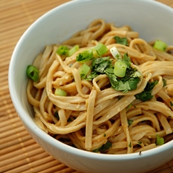 Cold Sesame Noodle Salad with Ginger