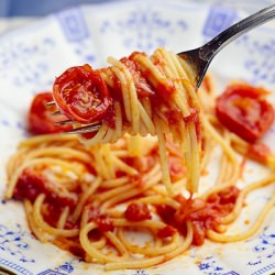 Spaghetti with Italian Tomato Sauce