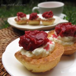 Rhubarb tarts