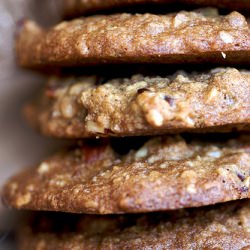 Bourbon Oatmeal Cookies