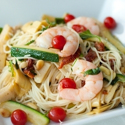 Angel Hair Pasta with Tomberries