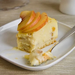 Peach Cream Cake