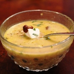 Foraged Wild Mushrooms Soup