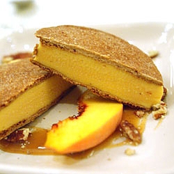 Peach Ice Cream Sandwich