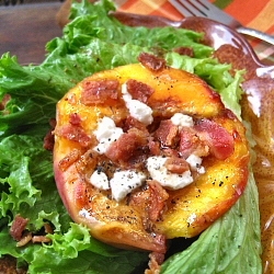 Grilled Peach Salad