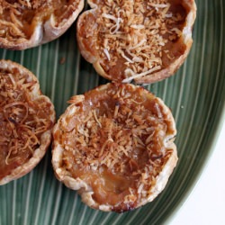 Coconut Portuguese Custard Tarts