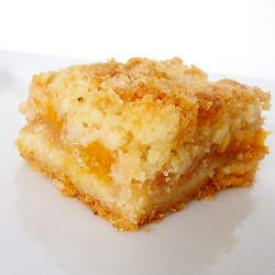 Peach Crumb Bars