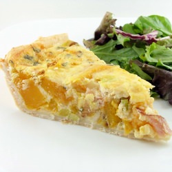 Roasted Butternut Squash Quiche