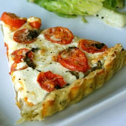 Tomato Mozzarella Tart