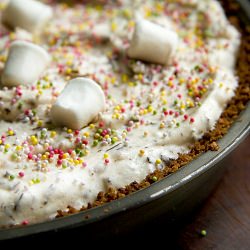 Marshmallow Mermaid Pie