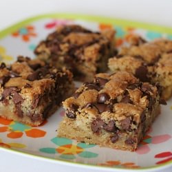 Blondies with Chocolate Chips