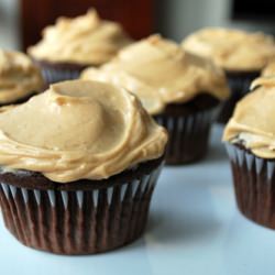 Chocolate Peanut Butter Cupcakes