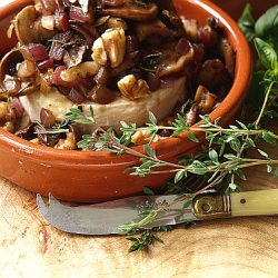 Warm, Nutty and Earthy Baked Brie~