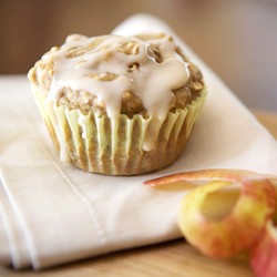 Low-Fat Apple Spice Walnut Muffins