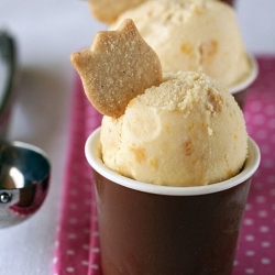 Peach Brown Sugar Ice Cream