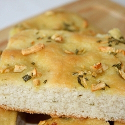 Herbs and Garlic Focaccia Bread