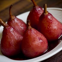 Pinot Noir Poached Pears