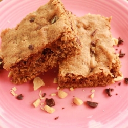 Sorghum PB Chocoalte Chip Blondies