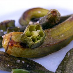 Spicy Roasted Okra